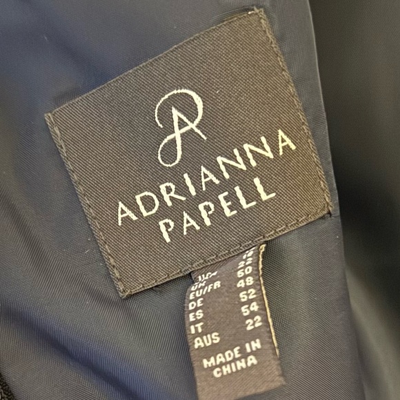 Adrianna Papell Navy Dress - Picture 4 of 5